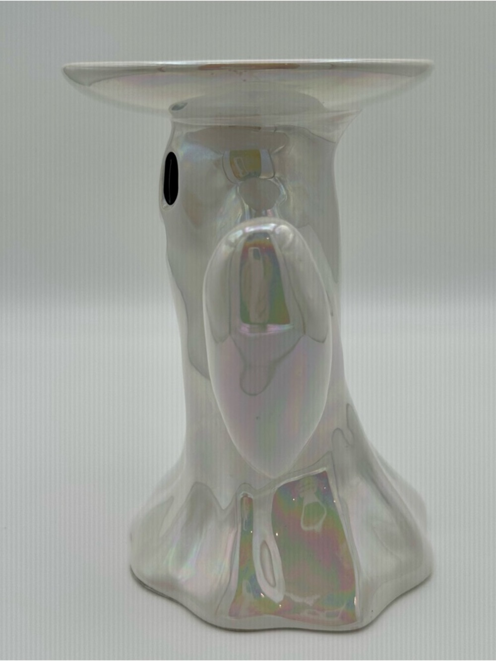 Bath & Body Works Iridescent Ghost 3-Wick Candle Holder Halloween 2024 - CHIPPED - Picture 5 of 12